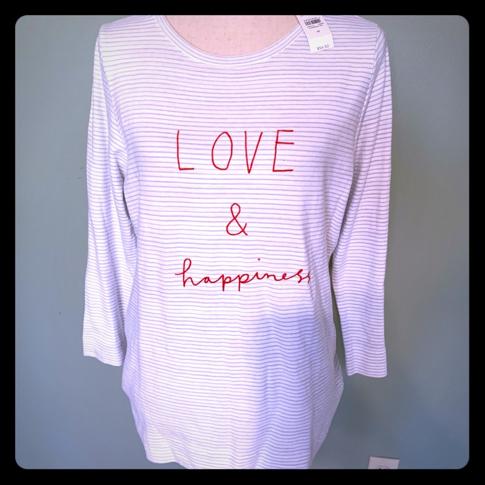 NWT Loft 3/4 sleeve T-shirt